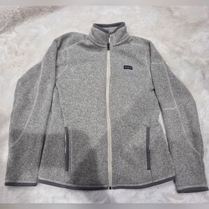 Patagonia Women's Better Sweater Fleece Jacket Full Zip Light Gray Size Small?